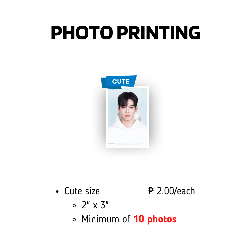 CUTE SIZE PHOTO PRINT
